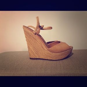 Schutz Antonella Platform Wedge Sandals Size 9